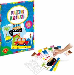 Zandkunstwerken - Boot, auto