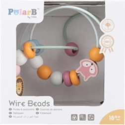 Viga PolarB Labirinto di Perline in Legno per Bambini Montessori