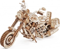 RoboTime 3D wooden mechanical motorcycle cruiser model kit