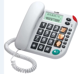 Téléphone filaire KXT480 BB, blanc