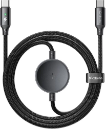 2v1 polnilni kabel USB-C + brezžični polnilnik za Samsung Watch