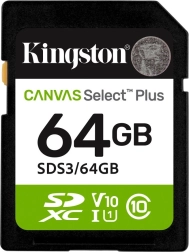SD Memory Card 64GB Canvas Select Plus Gen3 100MB/s