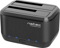 Docking Station HDD Natec Kangaroo Dual per SATA 2.5'' + 3.5'' USB 3.0