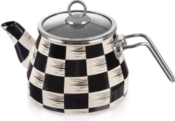 Enamel Kettle Checkerboard 2 L