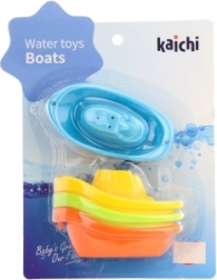 Plastic toy boats for water – set of 4