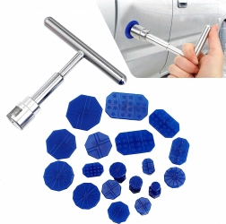 Set za izvlačenje udubljenja karoserije s kliznim čekićem puller i 18 izvlačnih trnova