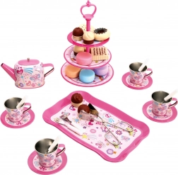 Set da tè per bambini con alzata per dolcetti Bino