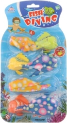 Pesciolini da immersione per piscina – set da 4 pezzi