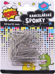 Office paperclips 33 mm, 50 pcs