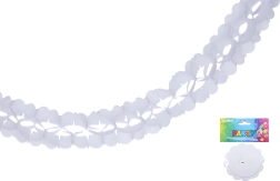 Paper white garland 3.6 m