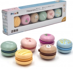 PolarB Viga Wooden Macarons – Play Bakery Set