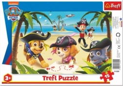 puzzle prijatelji iz Patrolnih šapa 15 dijelova 33 × 23 cm