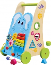 Bino drveno aktivno guralo sa slonom