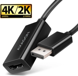 DisplayPort til HDMI-adapter 4K/60Hz, kabel 15 cm
