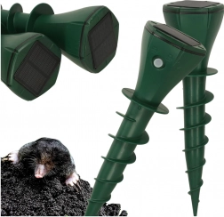 Solar Mole and Vole Repellent - 2 Pieces