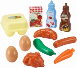 Breakfast set in a net – pretend food for a kids’ play kitchen