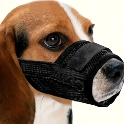 Nylon mesh dog muzzle M, adjustable and breathable
