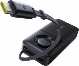 Powerbank Baseus Free2Pull 10000mAh 30W con cavo (nero)