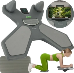 Tavola di equilibrio con contatore TRIZAND con pannello bifacciale e livella per l’allenamento completo del core