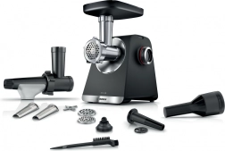 Meat Grinder Bosch MultiPower Series 6, 2100 W, Black and Silver