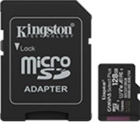 MicroSD Memory Card 128GB Canvas Select+ G3 with Adapter