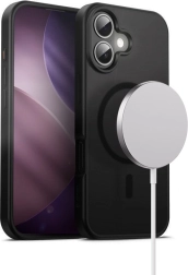 Frost Mag Cover Hybrid Case for iPhone 17 with MagSafe – Black