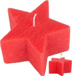 Božična sveča v obliki zvezde
