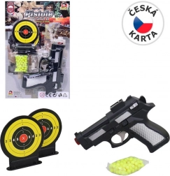 Pistola a palline con due bersagli 15 cm