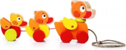 Pull Wooden Ducks CUBIKA