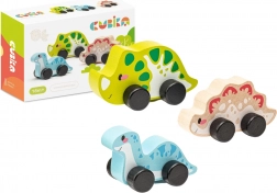 Happy Dinosaurs - Wooden Set 3 Pieces