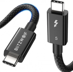BlitzWolf USB‑C Cable 240 W, 0.5 m (Black)