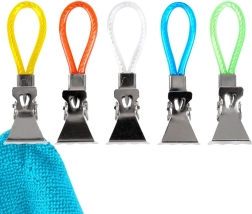 Clip per asciugamani e strofinacci – set da 5 pezzi