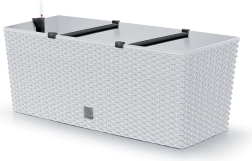 Rato Case 60 cm fehér önöntöző balkonláda