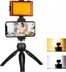 Puluz Live Streaming Kit with Tripod Holder and LED Lamp