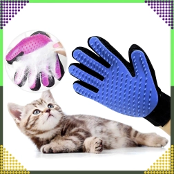 Masažna in izčesalna rokavica za pse in mačke