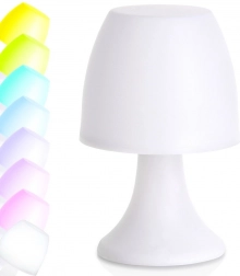 Lampada da tavolo LED con luce multicolore 19 cm