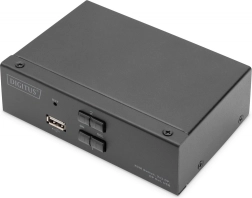 Switch KVM a 2 porte DisplayPort 4K 60 Hz con USB e audio