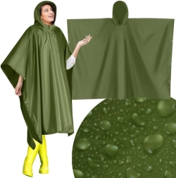 Green Rain Poncho