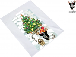 Borsa regalo Talpa misura L 36,5 × 44,5 cm Natale