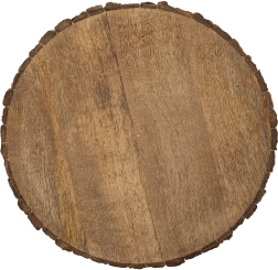 Skærebræt og serveringsfad i mangotræ 39 cm