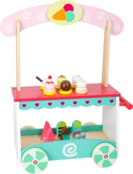 Chiosco di gelati in legno small foot – carretto mobile per bambini