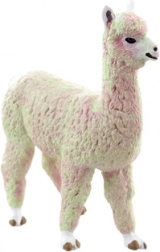 Plastic llama figurine 8 cm