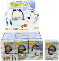 Egg with a growing penguin for water