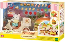 Sylvanian Families ristorante mobile hamburger con personaggio Latte Cat