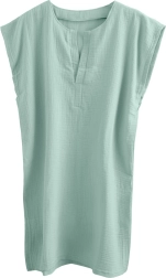 Poncho en mousseline New Baby Mommy menthe S/M