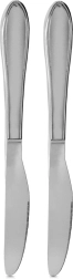 Sæt bordknive i rustfrit stål Conic, 2 stk.