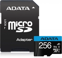 MicroSD Premier Memory Card 256GB with Adapter