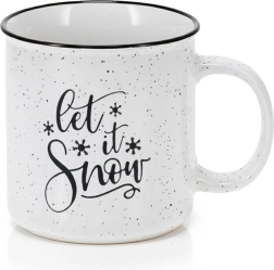 Tasse en grès XXL 700 ml Let it Snow