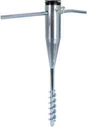 Kovový šroubovací stojan na zahradní a plážový slunečník 57 cm