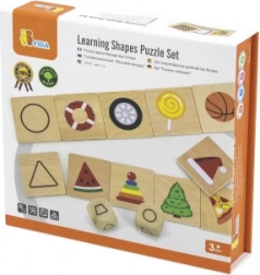 Puzzle educativo in legno VIGA – forme corrispondenti